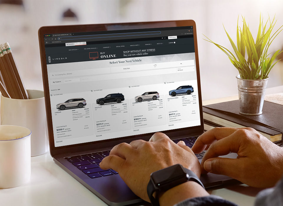 Build and Buy Your New Vehicle Online