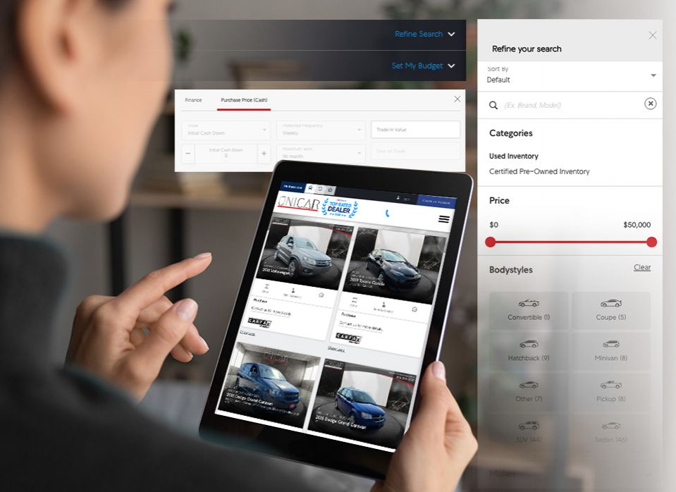 Find and purchase your next pre-owned vehicle online