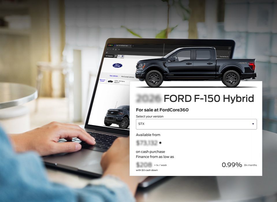 Build and Buy Your New Vehicle Online
