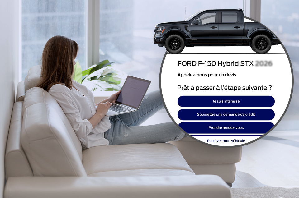 Processus d’achat 100% en ligne