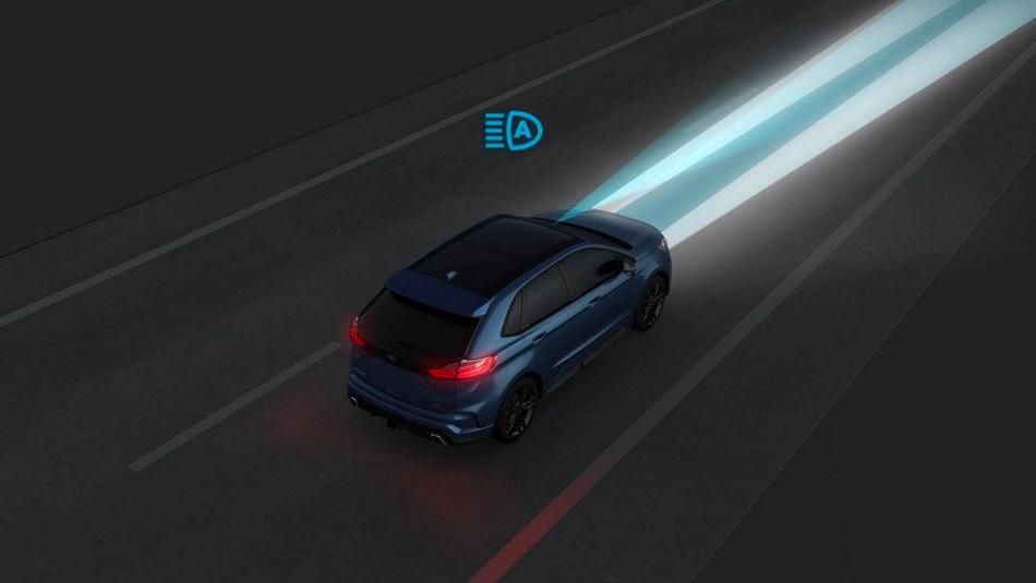 Image graphique montrant les Phares de route automatiques