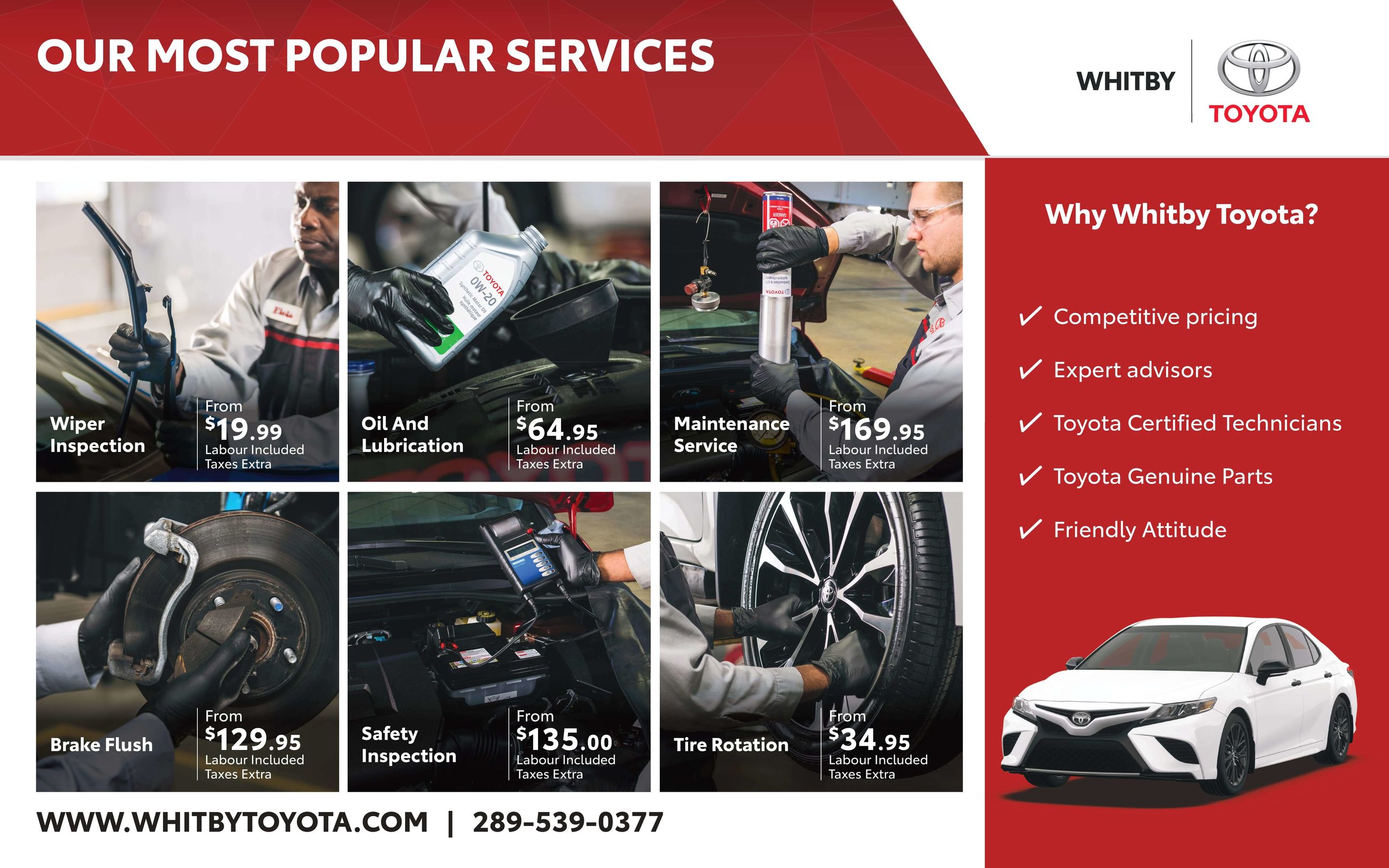 Toyota Parts & Services in Whitby Whitby Toyota Company