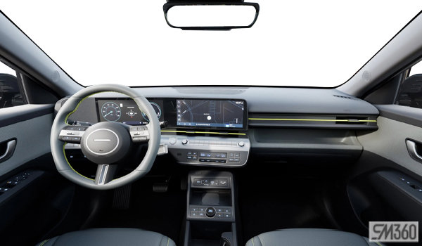Hyundai KONA ELECTRIC Preferred w/Ultimate Package Green Interior 2025 - Intérieur - 1