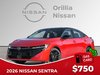 2026 Nissan Sentra SR-0