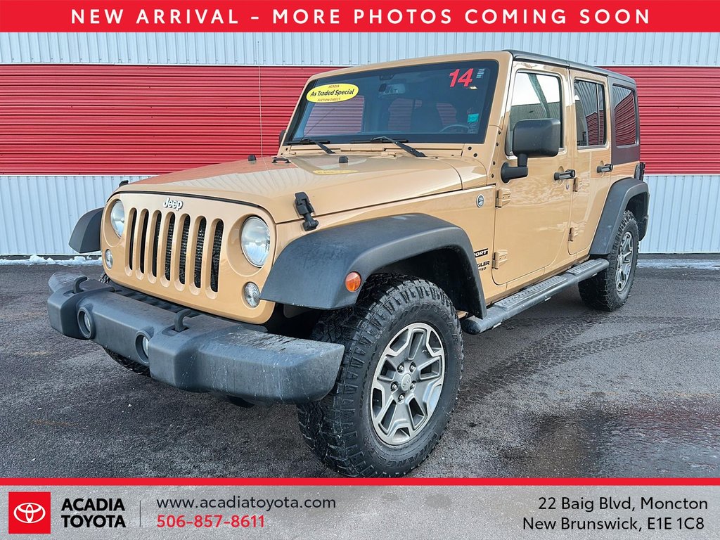Jeep Wrangler Unlimited Sport 2014 à Moncton, Nouveau-Brunswick - 1 - w1024h768px