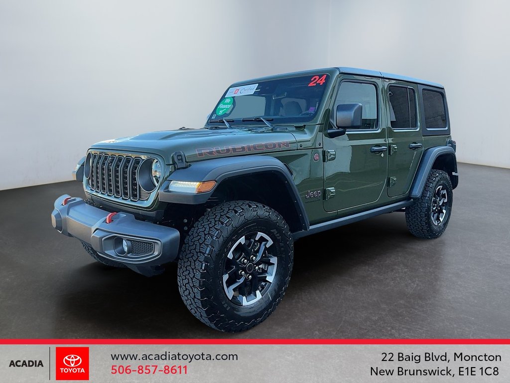 2024 Jeep Wrangler Rubicon in Moncton, New Brunswick - 1 - w1024h768px