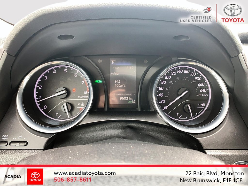 2019 Toyota Camry SE in Moncton, New Brunswick - 13 - w1024h768px