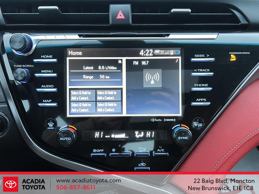 2019 Toyota Camry XSE in Moncton, New Brunswick - 19 - w1024h768px