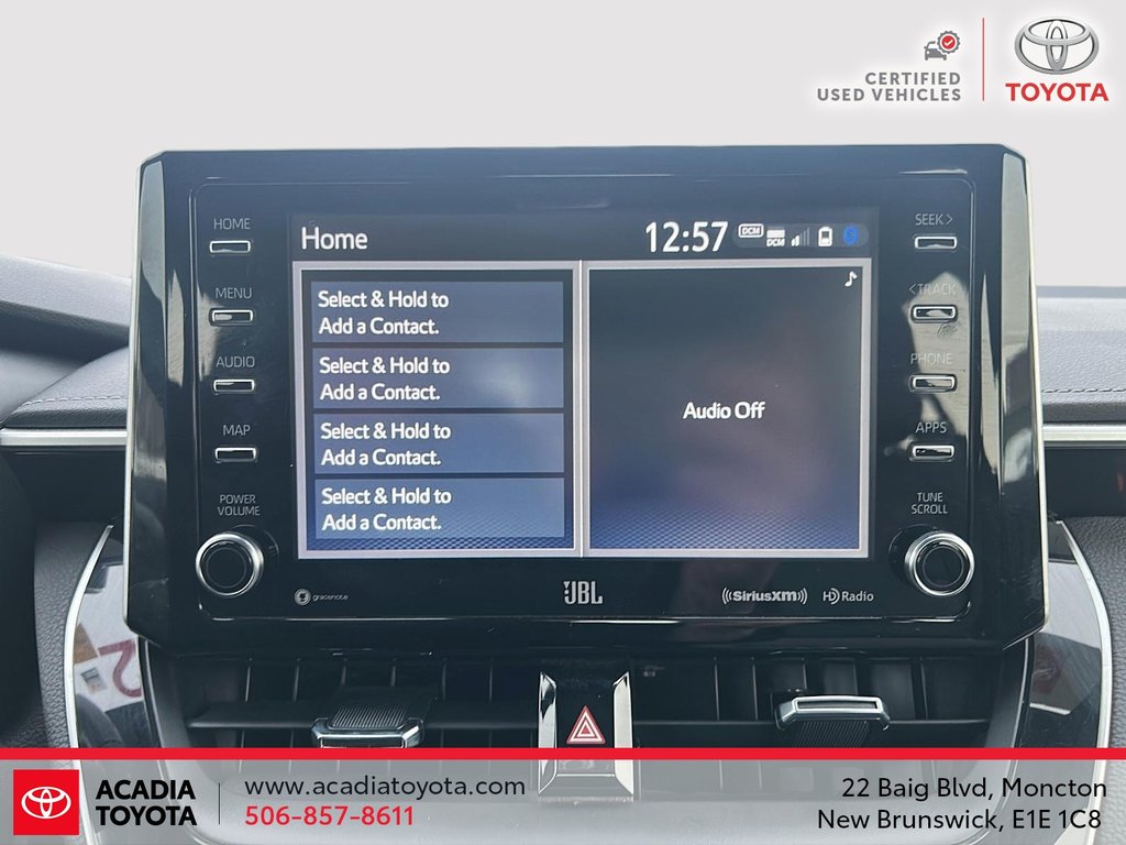 2022 Toyota Corolla Hatchback LA20 in Moncton, New Brunswick - 19 - w1024h768px
