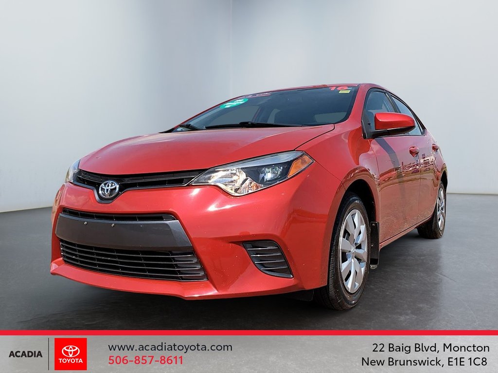 Toyota Corolla LE 2016 à Moncton, Nouveau-Brunswick - 1 - w1024h768px