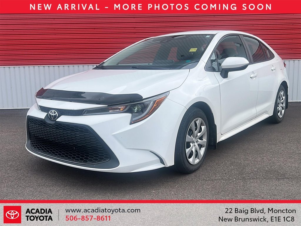2020 Toyota Corolla LE in Moncton, New Brunswick - 1 - w1024h768px
