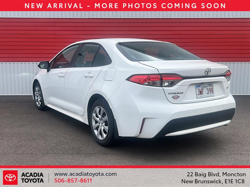 2020 Toyota Corolla LE in Moncton, New Brunswick - 4 - w1024h768px