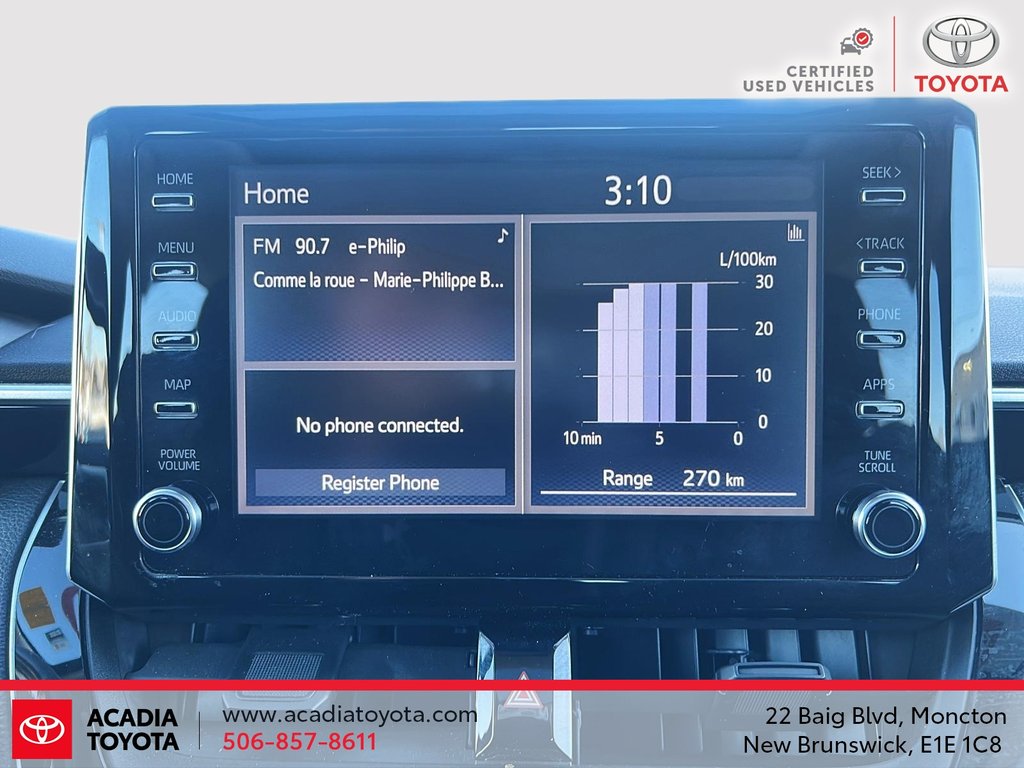 2020 Toyota Corolla LE CVT in Moncton, New Brunswick - 19 - w1024h768px
