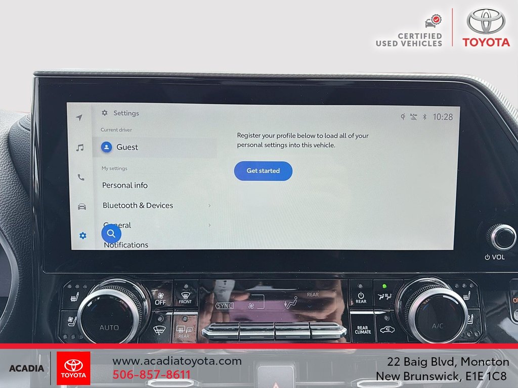 2023 Toyota Highlander Limited in Moncton, New Brunswick - 20 - w1024h768px