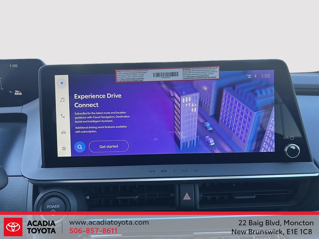 2026 Toyota Prius Plug-in Hybrid XSE in Moncton, New Brunswick - 19 - w1024h768px