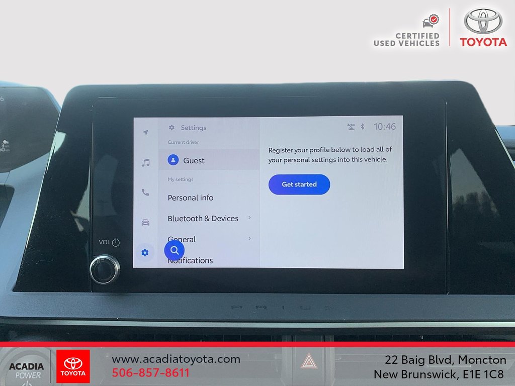 2023 Toyota PRIUS PRIME SE in Moncton, New Brunswick - 21 - w1024h768px