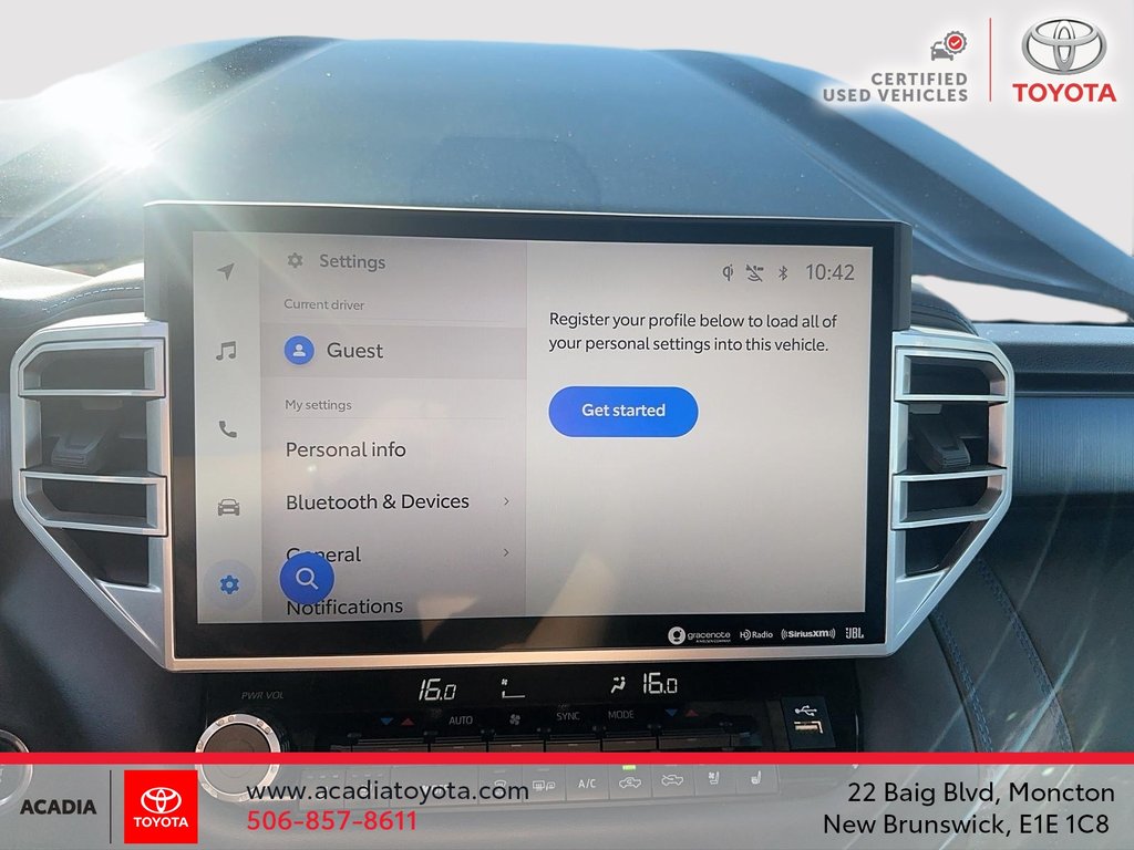 2023 Toyota Tundra Platinum in Moncton, New Brunswick - 20 - w1024h768px