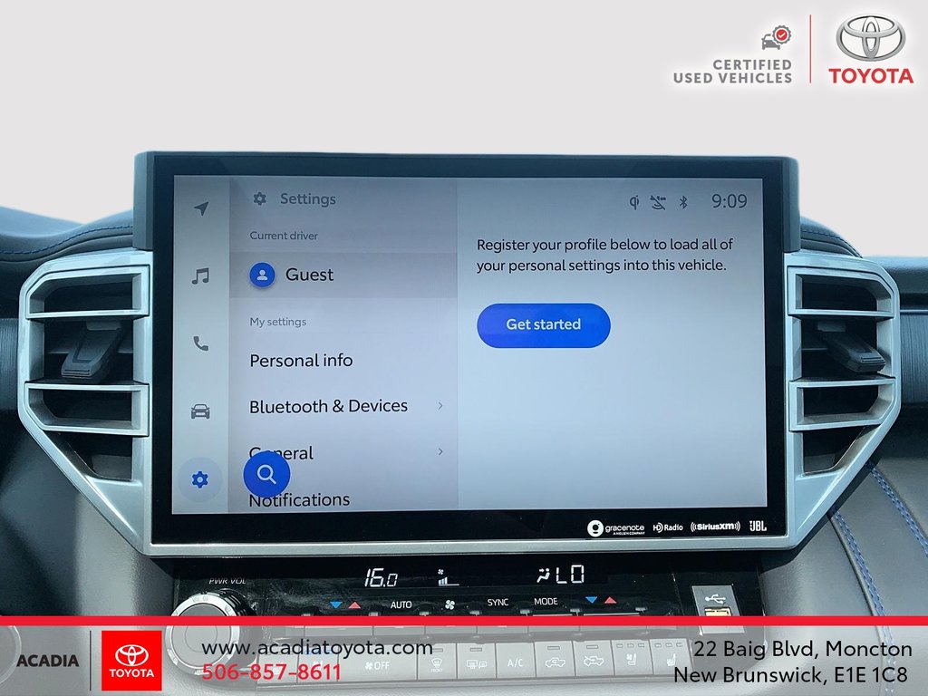2023 Toyota Tundra Platinum in Moncton, New Brunswick - 22 - w1024h768px