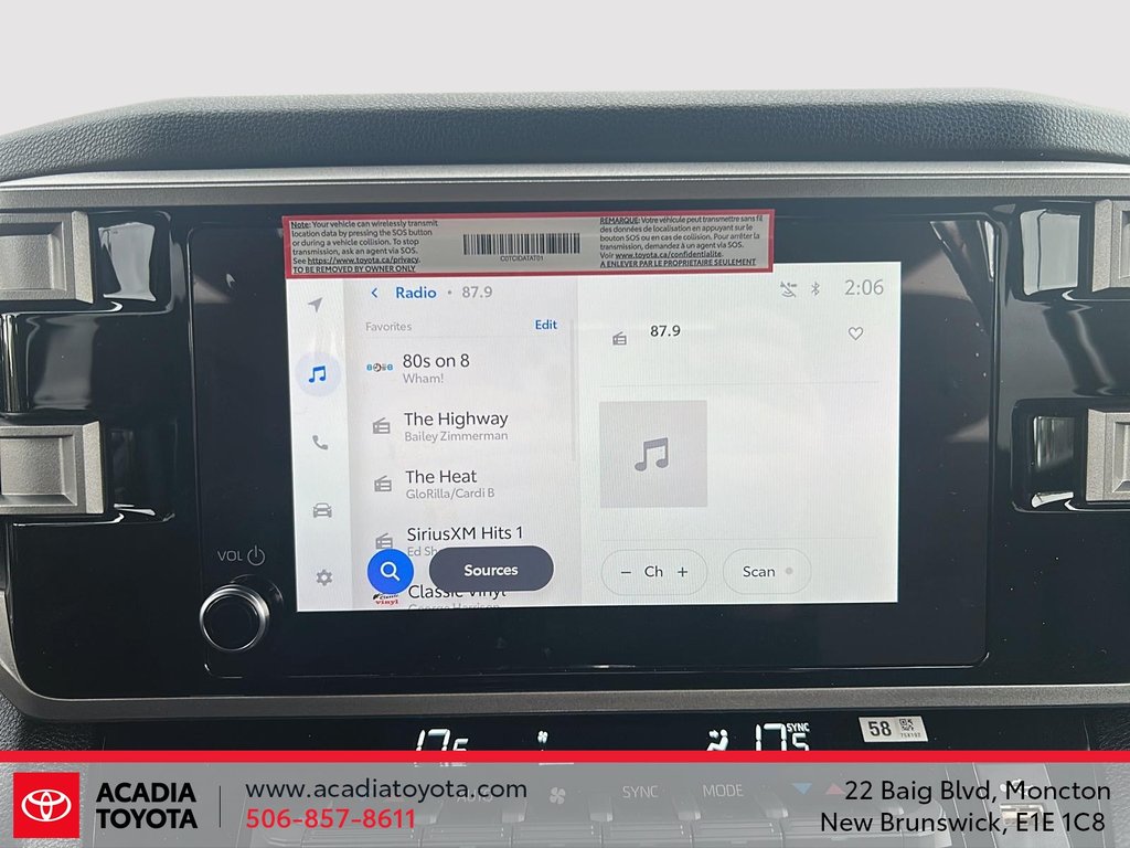 Toyota Tundra 4X4 SR5 2026 à Moncton, Nouveau-Brunswick - 21 - w1024h768px