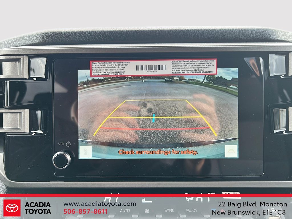 2026 Toyota Tundra 4X4 SR5 in Moncton, New Brunswick - 19 - w1024h768px