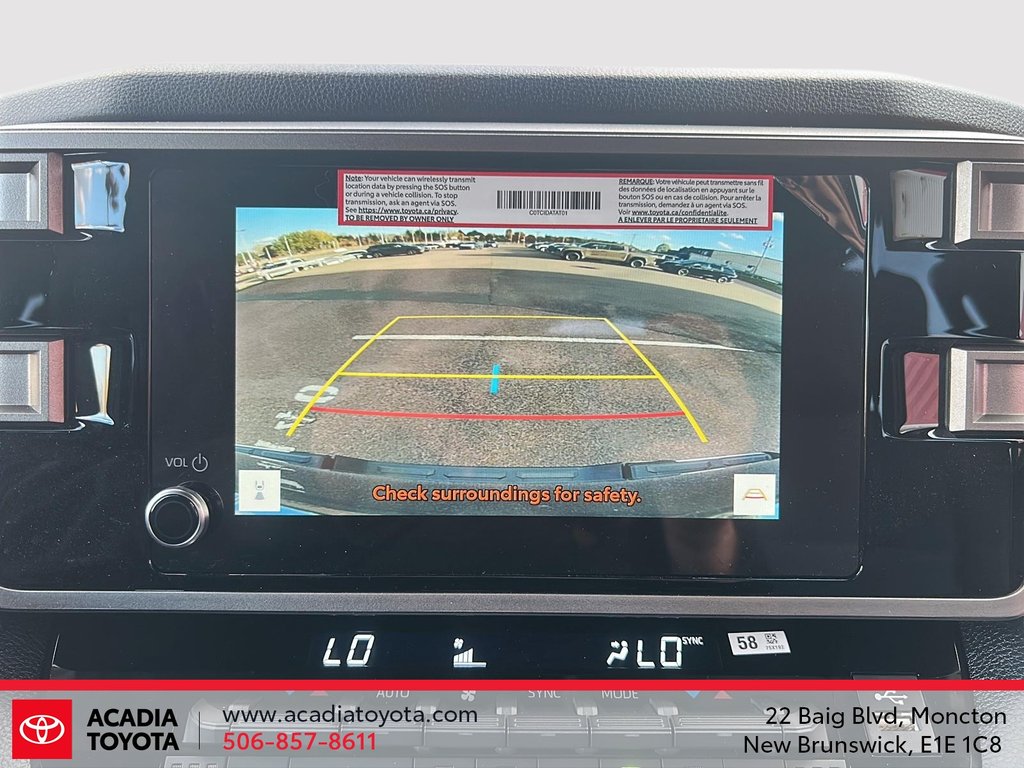 2026 Toyota Tundra 4X4 SR5 in Moncton, New Brunswick - 19 - w1024h768px