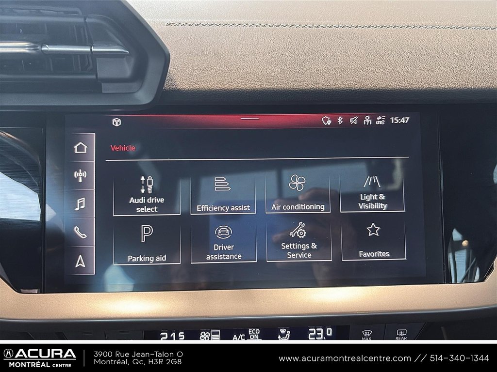 Audi A3 Sedan Komfort 2023 à Montreal, Québec - 17 - w1024h768px