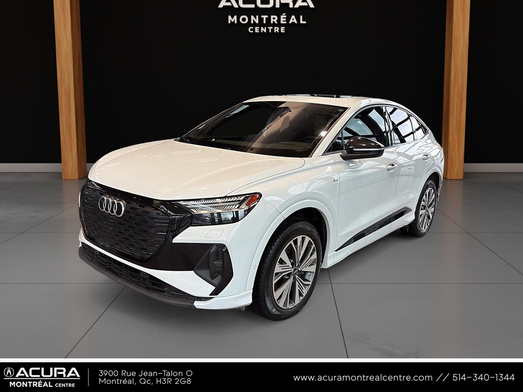 Audi Q4 e-tron Sportback Progressiv 2023 à Montreal, Québec - 1 - w1024h768px