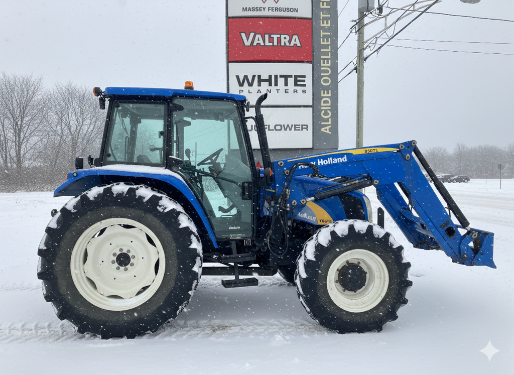 2009 New Holland T5070 in Cacouna, Quebec - 2 - w1024h768px