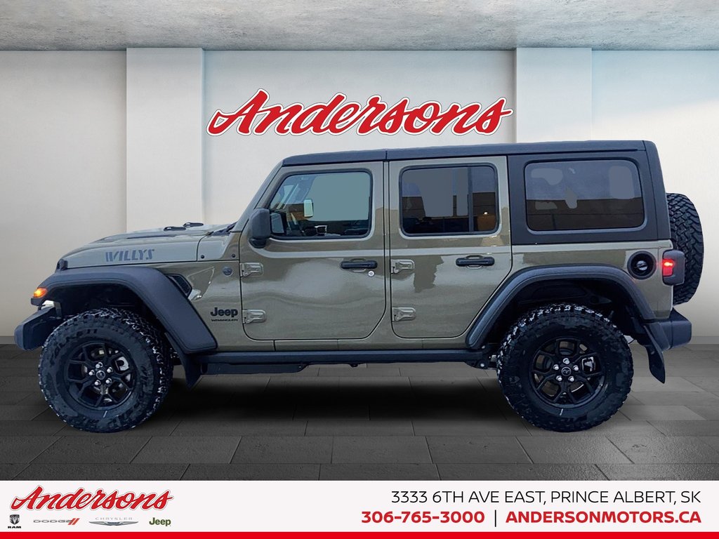 2026 Jeep Wrangler 4-Door WILLYS in Prince Albert, Saskatchewan - 5 - w1024h768px