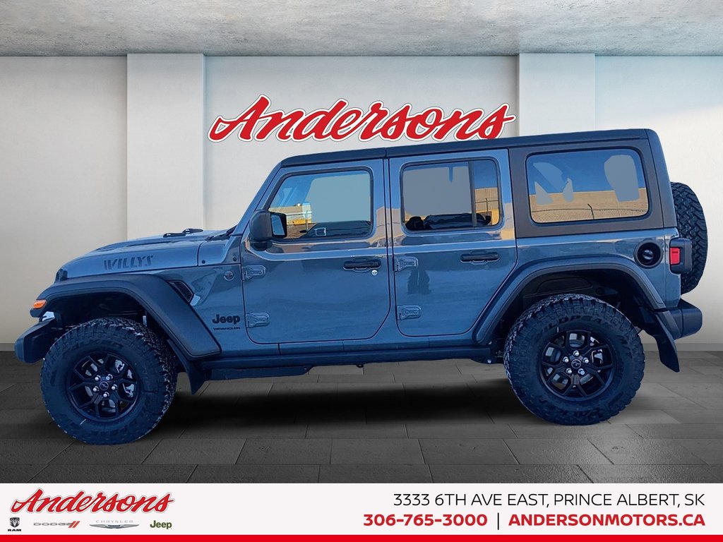 2026 Jeep Wrangler 4-Door WILLYS in Prince Albert, Saskatchewan - 5 - w1024h768px