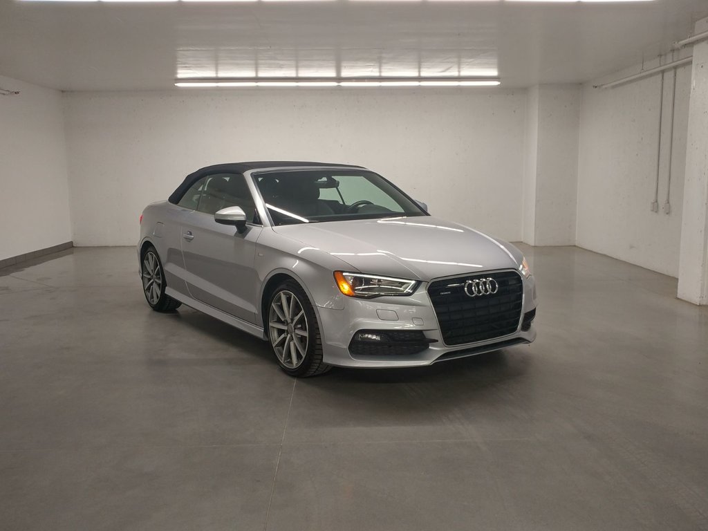 Audi A3 CABRIOLET PROGRESSIV S-LINE QUATTRO CUIR | BLUETOOTH 2016 à Laval, Québec - 1 - w1024h768px