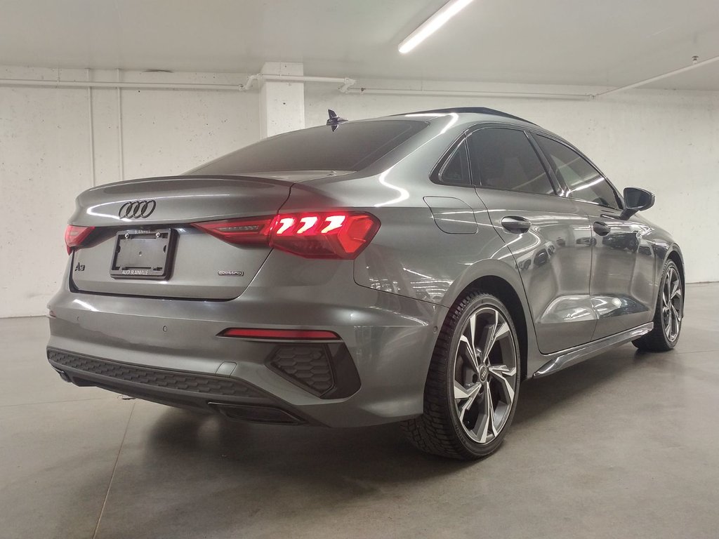 Audi A3 PROGRESSIV S-LINE BLACK PACK TOIT|ANGLE MORT 2023 à Laval, Québec - 4 - w1024h768px