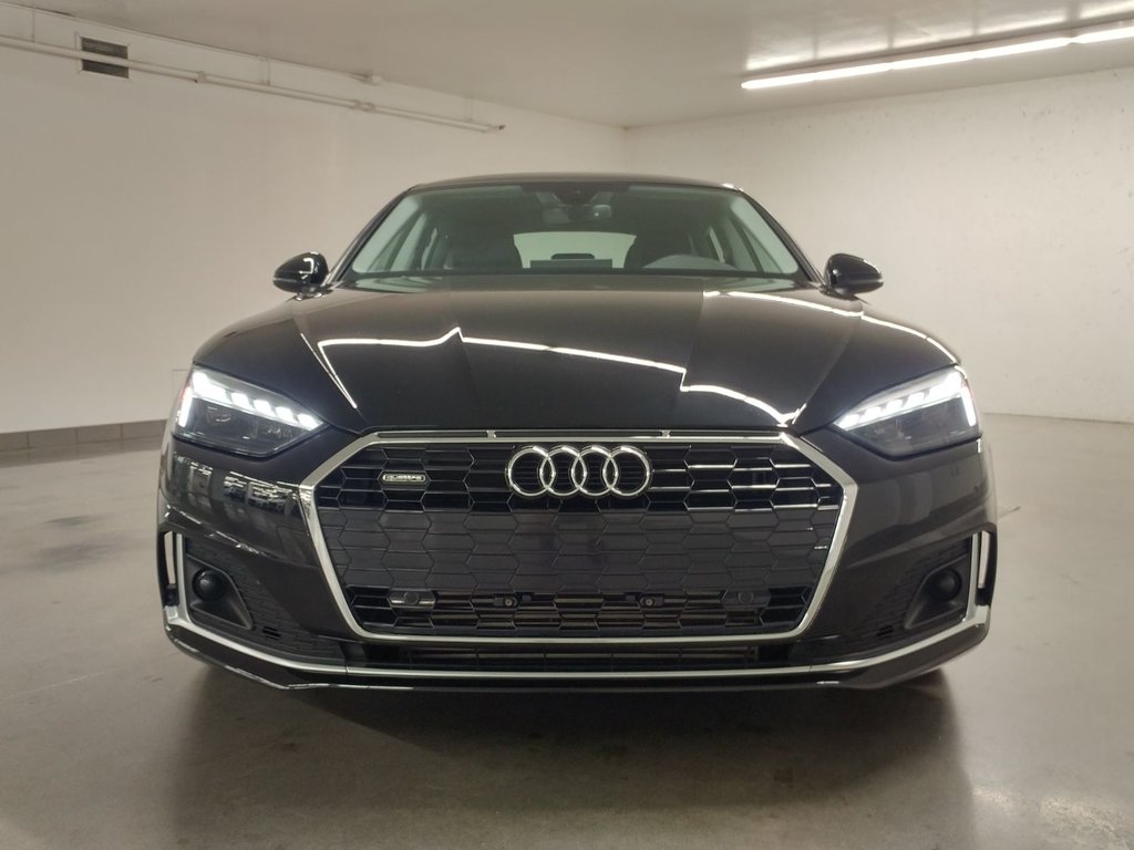 Audi A5 Sportback KOMFORT QUATTRO TOIT PANO | ANGLE MORT | CARPLAY 2023 à Laval, Québec - 2 - w1024h768px