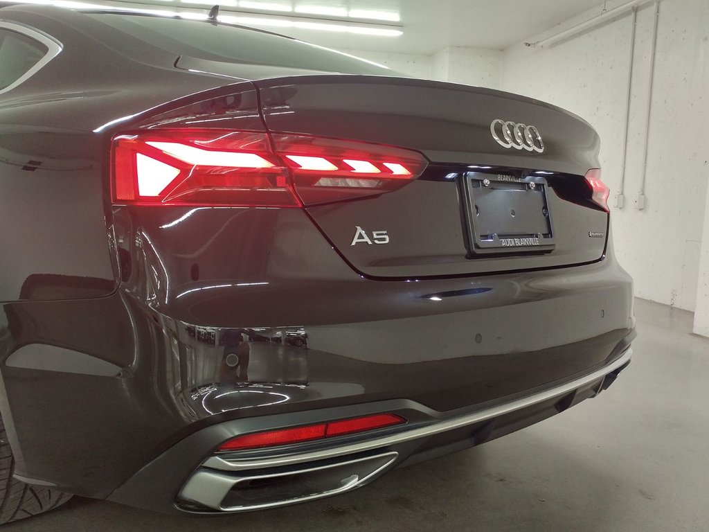 Audi A5 Sportback KOMFORT QUATTRO TOIT PANO | ANGLE MORT | CARPLAY 2023 à Laval, Québec - 20 - w1024h768px