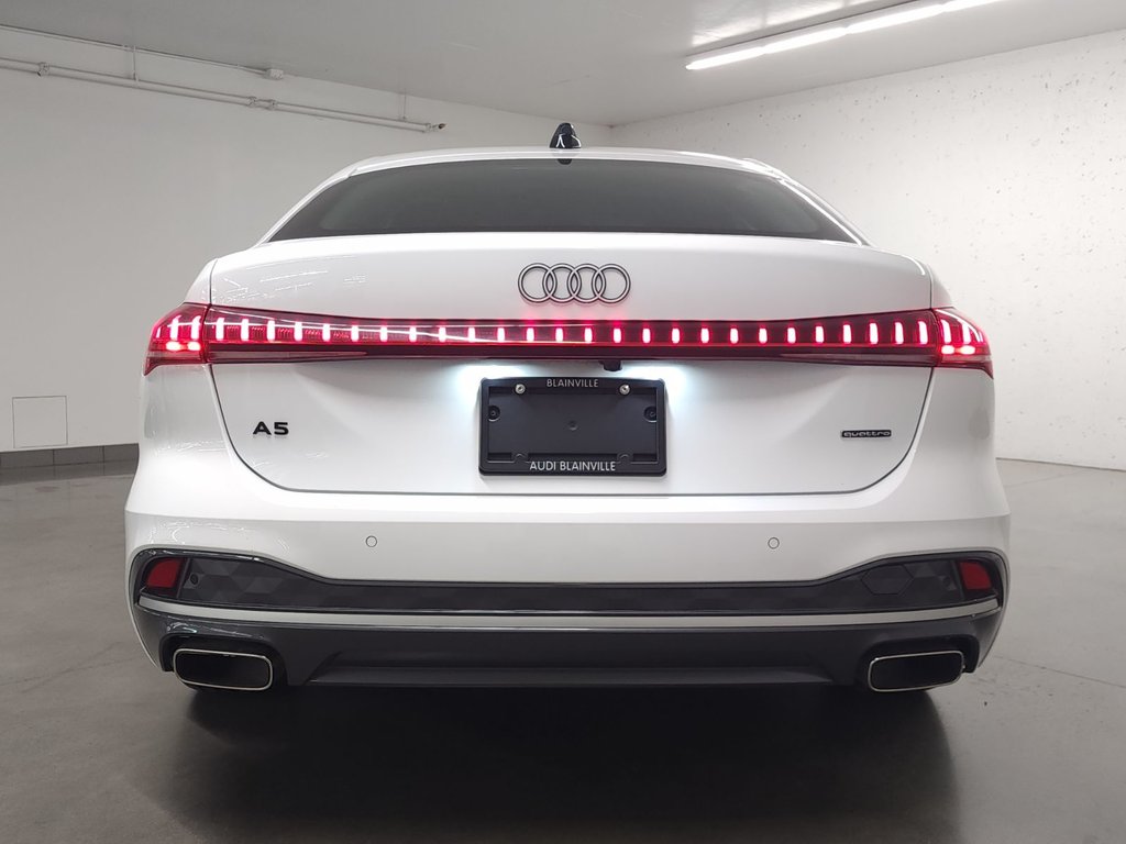 Audi A5 2.0TFSI QUATTRO GLASS ROOF|ANGLE MORT|CARPLAY 2025 à Laval, Québec - 5 - w1024h768px