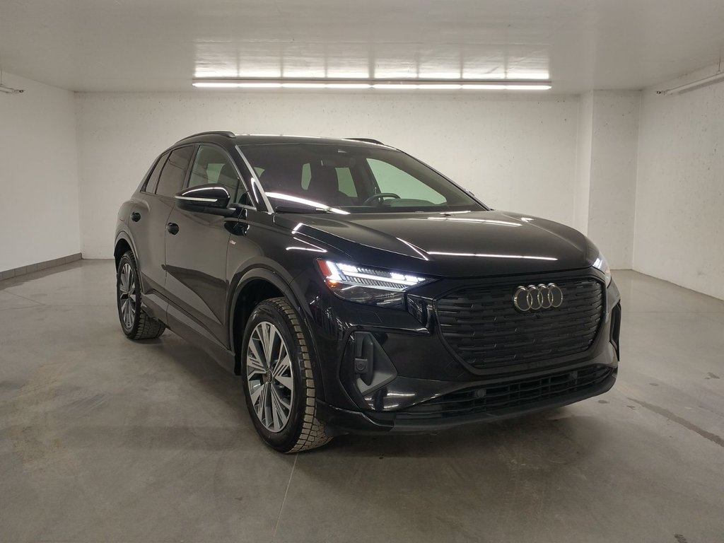 Audi Q4 e-tron TECHNIK S-LINE BLACK PACK|TECH PACK|PREMIUM PACK 2023 à Laval, Québec - 1 - w1024h768px