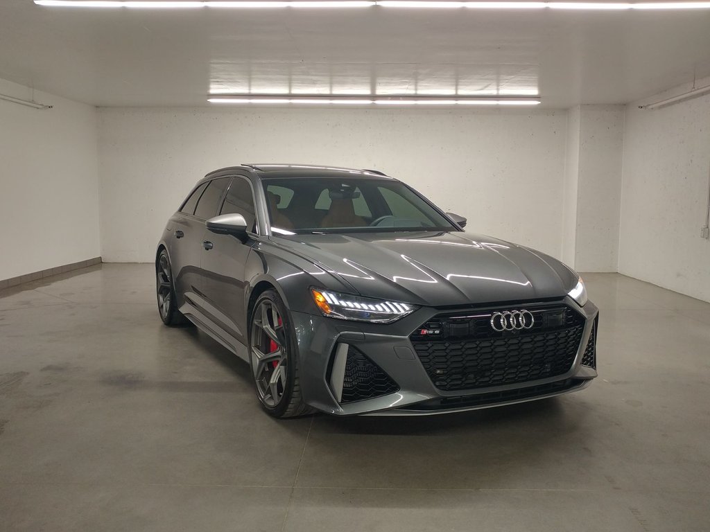 2024 Audi RS 6 Avant PERFORMANCE QUATTRO DYNAMIC PACK|RED CALIPER in Laval, Quebec - 1 - w1024h768px