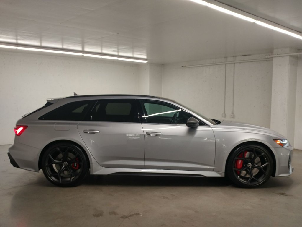 2025 Audi RS 6 Avant PERFORMANCE DYNAMIC PACK|RED CALIPER|CARBON MATTE in Laval, Quebec - 3 - w1024h768px
