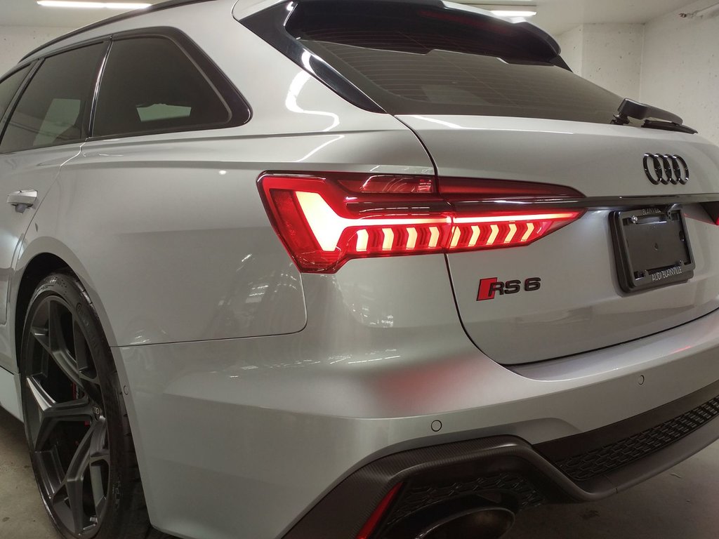 2025 Audi RS 6 Avant PERFORMANCE DYNAMIC PACK|RED CALIPER|CARBON MATTE in Laval, Quebec - 20 - w1024h768px