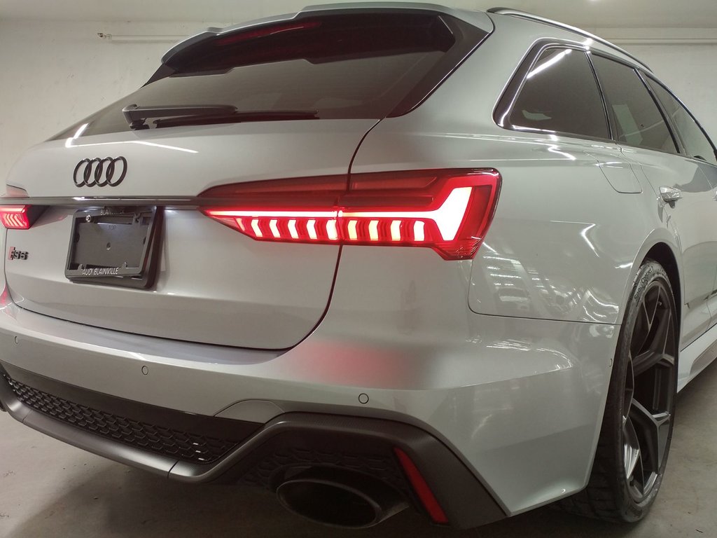 2025 Audi RS 6 Avant PERFORMANCE DYNAMIC PACK|RED CALIPER|CARBON MATTE in Laval, Quebec - 4 - w1024h768px