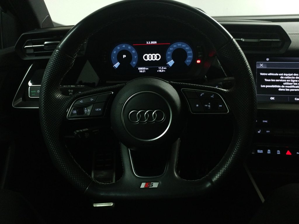 2024 Audi S3 KOMFORT QUATTRO SPORT EXHAUST|RED CALIPER|TOIT in Laval, Quebec - 17 - w1024h768px