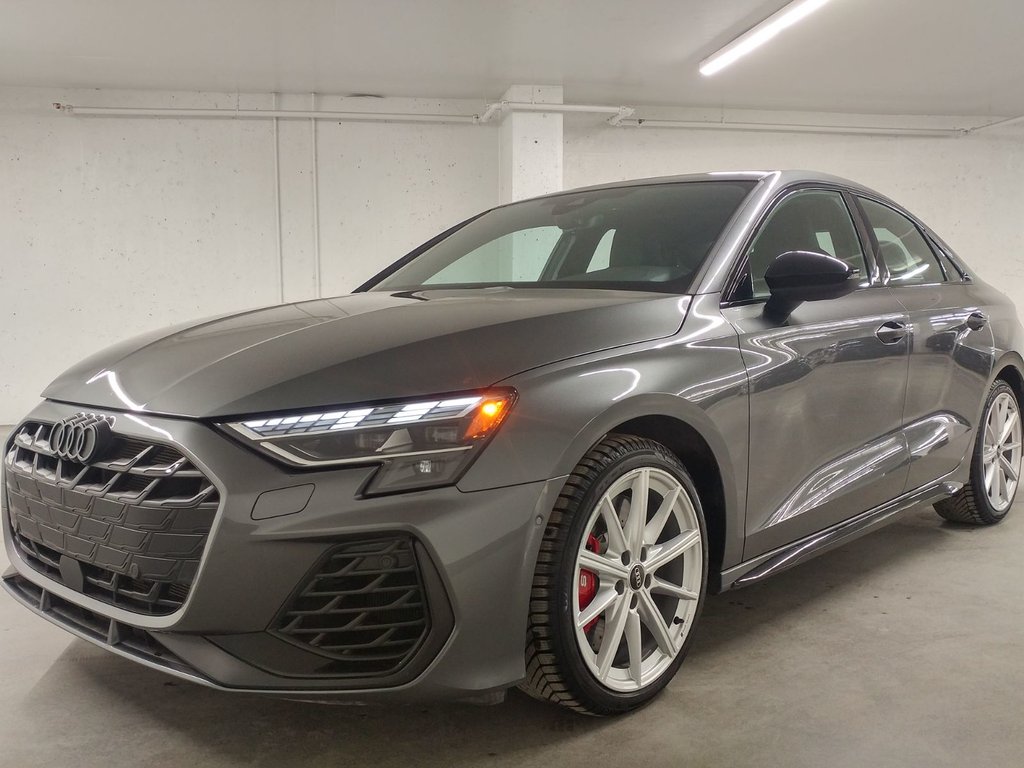 2025 Audi S3 2.0TFSI BLACK OPTIC|SPORT EXHAUST#RED CALIPER in Laval, Quebec - 6 - w1024h768px