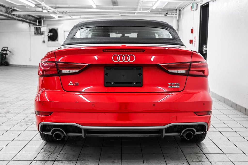 2018 Audi A3 Cabriolet PROGRESSIV S-LINE PREMIUM PKG in Laval, Quebec - 6 - w1024h768px