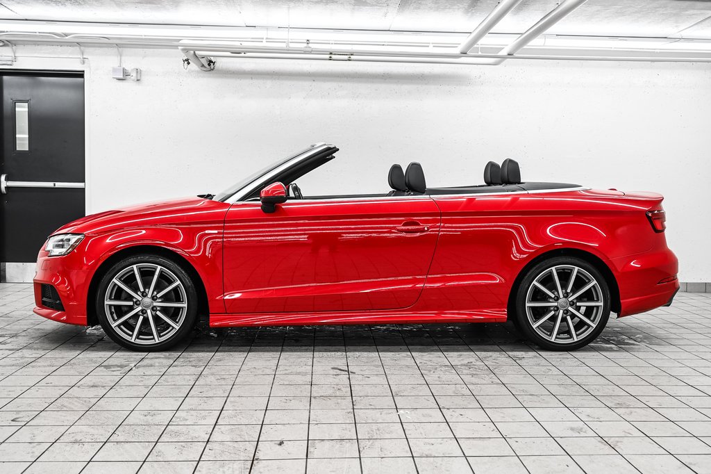 2018 Audi A3 Cabriolet PROGRESSIV S-LINE PREMIUM PKG in Laval, Quebec - 3 - w1024h768px