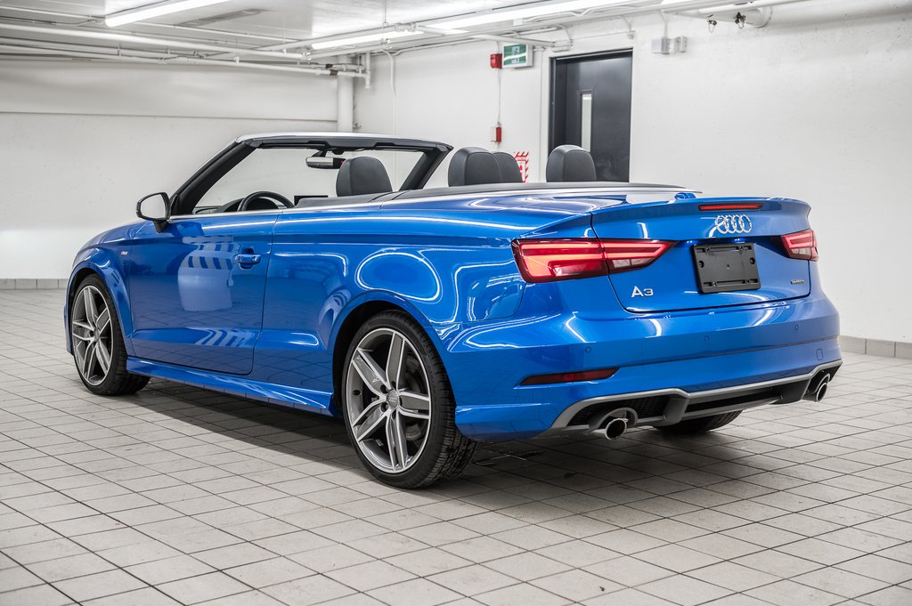 Audi A3 Cabriolet TECHNIK S-LINE 19 PCS 2019 à Laval, Québec - 7 - w1024h768px