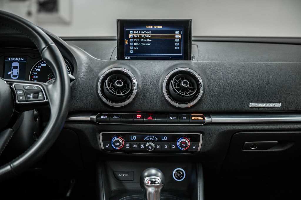 Audi A3 SEDAN QUATTRO PROGRESSIV 2018 à Laval, Québec - 30 - w1024h768px