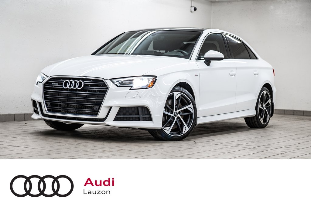 Audi A3 PROGRESSIV S-LINE PREMIUM PKG 2019 à Laval, Québec - 1 - w1024h768px