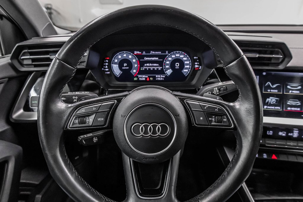 2022 Audi A3 Sedan 40TFSI KOMFORT TECH PACK, 18'' in Laval, Quebec - 16 - w1024h768px