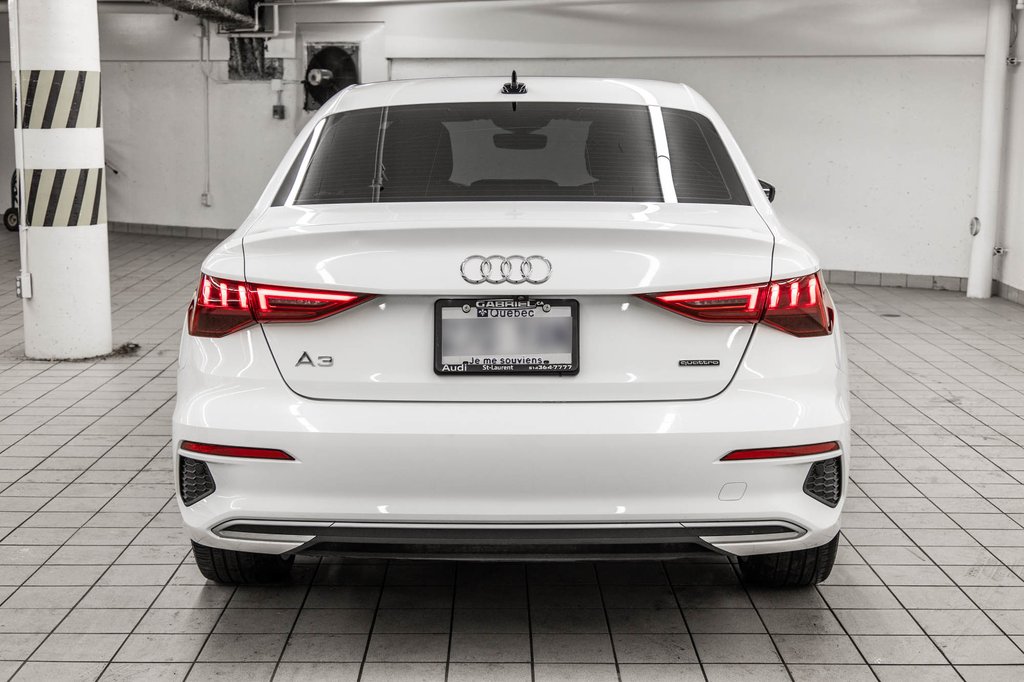 2022 Audi A3 Sedan 40TFSI KOMFORT TECH PACK, 18'' in Laval, Quebec - 5 - w1024h768px