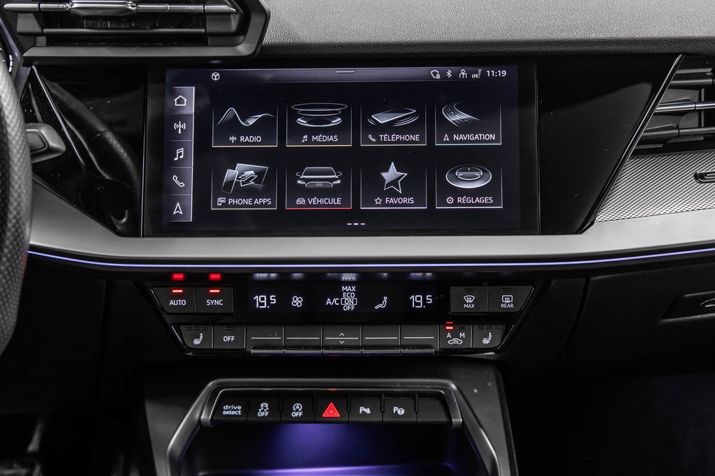 2022 Audi A3 Sedan PROGRESSIV S-LINE LED in Laval, Quebec - 33 - w1024h768px